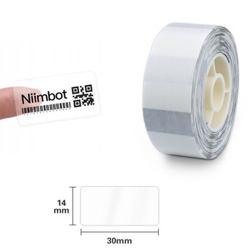 NIIMBOT Etykiety Naklejki Transparentne 14х30 mm 210 szt do D11, D110, D101