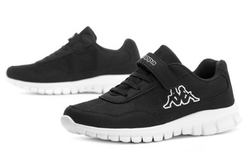 Детская обувь Kappa Follow K, черно-белая