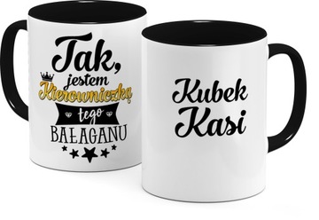 Kubek z imieniem dla kierowniczki