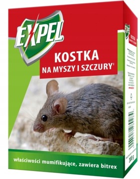 EXPEL kostka na MYSZY i SZCZURY 300g