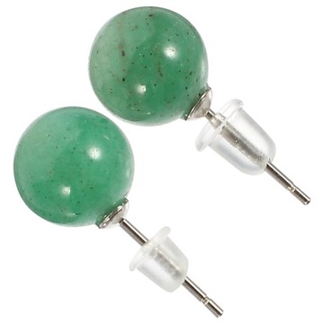 KOLCZYKI JADE KOŁA W STARYM SREBRZE