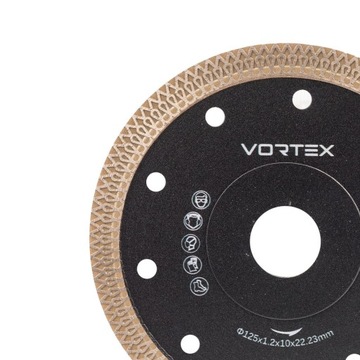 АЛМАЗНЫЙ ДИСК ДЛЯ РЕЗКИ ПОГРЕНОВОЙ ПЛИТКИ 125 ММ