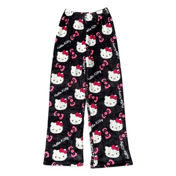 Sanrio Hello Kitty фланелевые пижамы женские теплые брюки