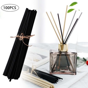 100Pcs Reed Diffuser Sticks Reed Diffuser Replacement Sticks for Black