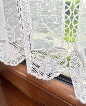 Zazdrostka Gipiura Biała Panel Firana Kuchnia wysokość 70 cm