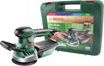 BOSCH PEX 400 AE SZLIFIERKA MIMOŚRODOWA + WALIZKA