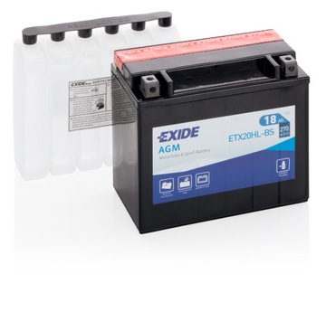 Akumulator motocyklowy Exide YTX20HL-BS 18Ah 270A