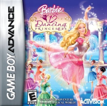 GBA Game Boy Advance Barbie 12 Dancing Princesses Nowa w Folii