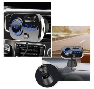 TRANSMITER SAMOCHODOWY FM NOWOCZESNY BLUETOOTH 5.0