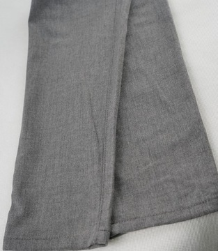 Męskie spodnie wizytowe eleganckie bawełna szare jasne chinosy AFRODIT 34