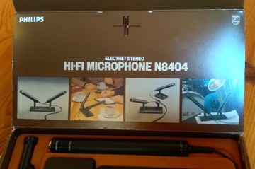 Philips N8404 HI-FI Винтажные микрофоны УНИКАЛЬНЫ!