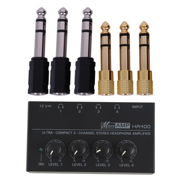 6 sztuk Adapter słuchawkowy z wtyczką ue, Ha400 Ul