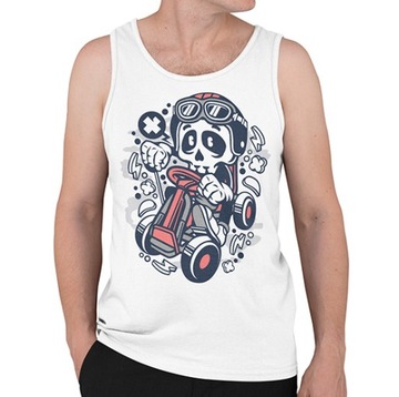 TANK TOP ANIMOWANE GOKART SKULL