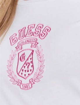 GUESS T-Shirt damski W3RI60 J1314 Biały L