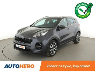 Kia Sportage IV SUV 1.7 CRDi 141KM 2017 Kia Sportage automat półskóra navi LED klima