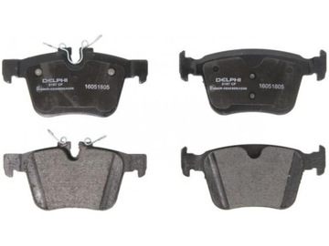 Тормозные колодки DELPHI LP3167.