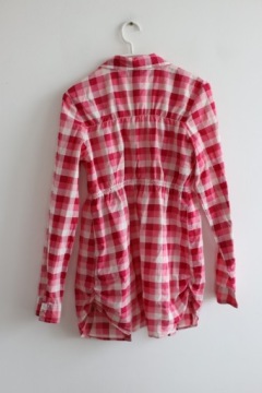 Tally Weijl - Розовая рубашка в клетку 36 р