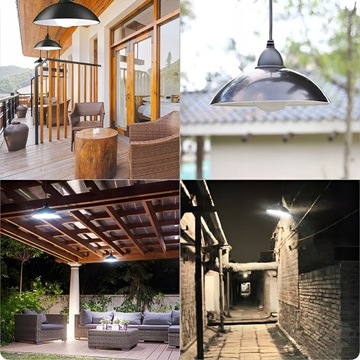 СОЛНЕЧНАЯ ЛАМПА 2x СВЕТОДИОДНАЯ ЛЮСТРА ПОДВЕСНАЯ САДОВАЯ ПАНЕЛЬ + ПУЛЬТ ДИСТАНЦИОННОГО УПРАВЛЕНИЯ