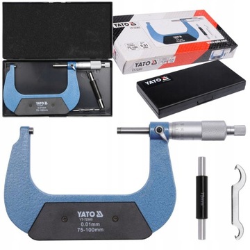 ВНЕШНИЙ НОНИУСНЫЙ МИКРОМЕТР YATO 75-100MM
