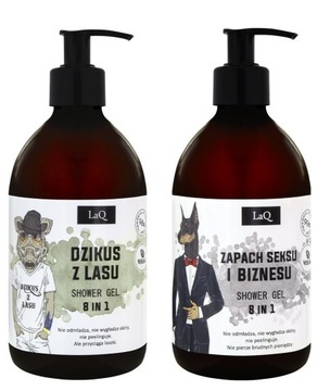 LAQ ZESTAW MĘSKICH 8w1 ŻELI p/PR DZIK+DOBERMAN