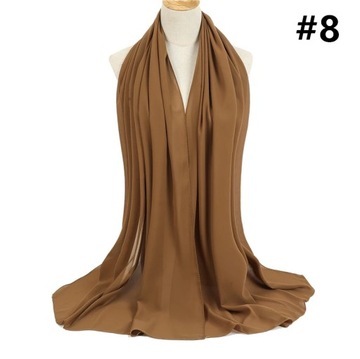 Chiffon Scarf Women Turban Muslim Hijab Foulard