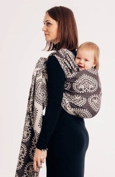 LennyLamb Żakardowa Chusta Do Noszenia Dzieci M