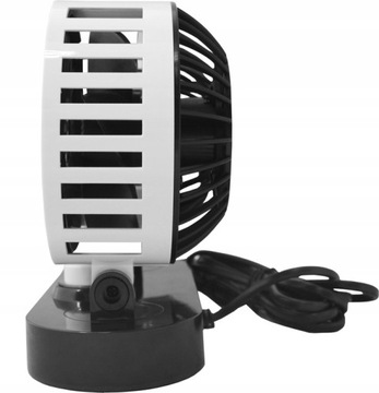 АВТОМОБИЛЬНЫЙ ВЕНТИЛЯТОР 360° ВЕНТИЛЯТОР С ДВОЙНОЙ РЕГУЛИРОВКОЙ БЕСШУМНЫЙ КОКПИТ 12В