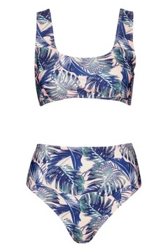 Boohoo KOMPLET BIKINI TROPICAL PRINT XXJ psn S