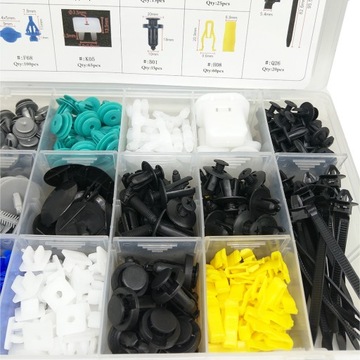 Набор зажимов-булавок, 730 шт., универсальный.