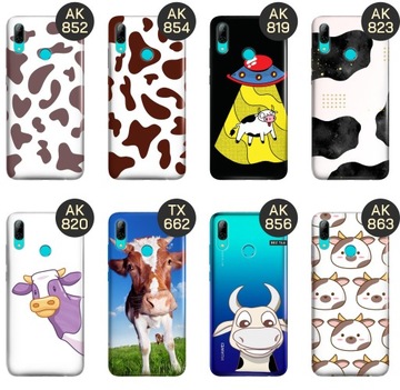 ЧЕХОЛ ДЛЯ HUAWEI P SMART 2019 УЗОРЫ КОРОВЫ ПЯТНА ПАТЧИ КОРПУС КРЫШКА