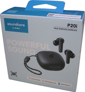 Słuchawki Bezprzewodowe Douszne Soundcore Anker P20i Czarne