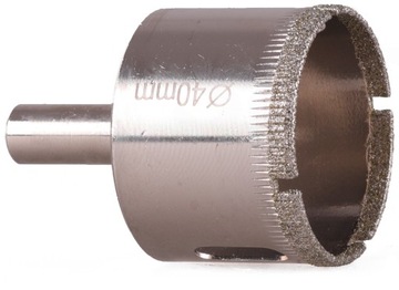 АЛМАЗНАЯ КОРОНОЧНАЯ ПИЛА 40 ММ КРУЖЕВО ДЛЯ ГЕРАМИЧЕСКОЙ ПЛИТКИ