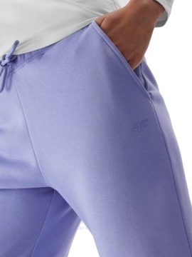 MODNE WYGODNE SPORTOWE SPODNIE DAMSKIE dresowe 4F bawełniane joggery r. M