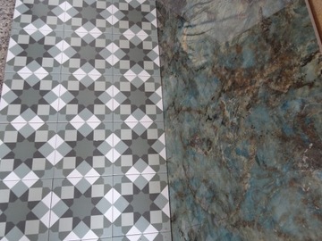 20х20 ОТ РУКИ ЗЕЛЕНЫЙ ПОЛ СТЕНА ЗЕЛЕНАЯ КУХНЯ ВАННАЯ КОМНАТА БИЗНЕС-КАБИНА