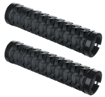 CHWYTY GRIPY ROWEROWE KELLYS POISON SINGLE LockON PRZYKRĘCANE CZARNE 135 mm