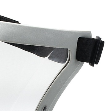 Pełna osłona twarzy Lekka, przeciwmgielna osłona twarzy, szara i przezroczysta