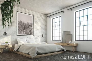 KARNISZ POJEDYNCZY FI 19 MM CZARNY METAL 200 CM