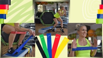 5 РЕЗИНОВЫХ МИНИБАНДОВ ФИТНЕС-СТРЕТЧИНГ-ЛЕНТА ДЛЯ РЕАБИЛИТАЦИОННЫХ УПРАЖНЕНИЙ