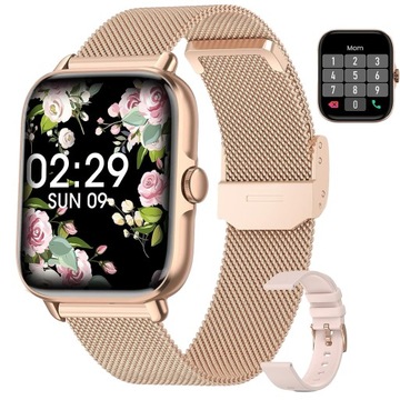 Y22 Smartwatch z Pedometr Paskiem Stalowym i Silikonowym