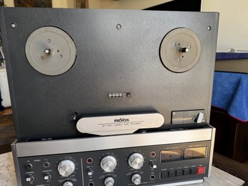 ReVox B77 MK II, магнитофон катушечный, 2-дорожечный, с крышкой