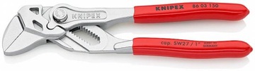 Набор клещей-гаечных ключей, 5 шт. в свернутом футляре, 00 19 55 S4, KNIPEX