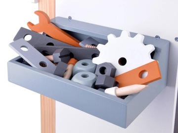 Большая деревянная мастерская + инструменты и ящик для творчества ZA4836