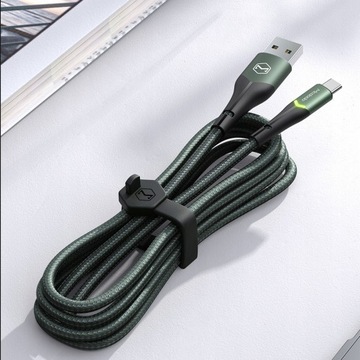 Кабель USB - USB тип C, 1 м, цвет хаки