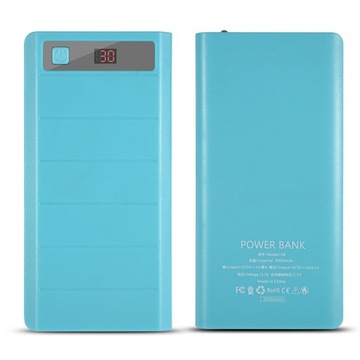 КОРПУС POWER BANK ДЛЯ 8X18650 20000 МАЧ USB-АККУМУЛЯТОРОВ USB-C СИНИЙ