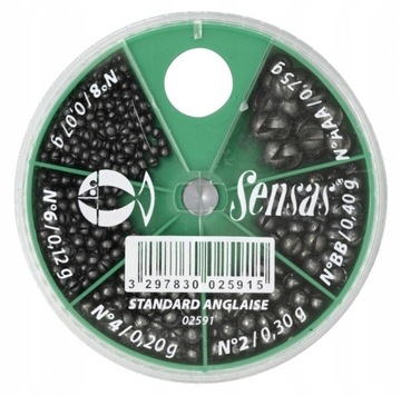 ŚRUCINY SENSAS STD ANGLAISE (N°8-AAA) 02591