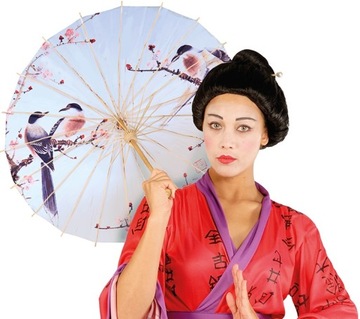 Japoński Chiński Parasol Wagasa Gejsza Azja 82cm