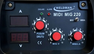 Сварочный аппарат MIGOMAT 220A MIG MMA WELDMAN MIDI MIG 220