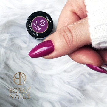 Лак для ногтей Boska Nails Hybrid 387 Succes Hat фиолетовый 6мл