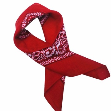 CHUSTA APASZKA maska bandana streetwear CZERWONA