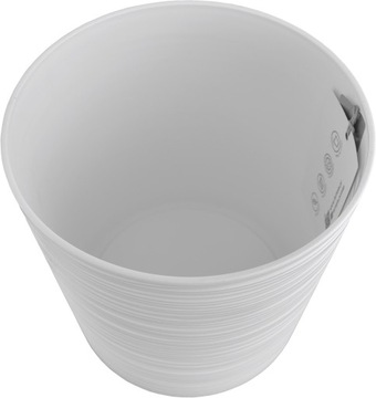 ЦВЕТОЧНЫЙ ГОРШОК МАЛЬВА-ЛАМЕЛА, ДИАМ. 25, БЕЛОЕ ДОЛОТО.